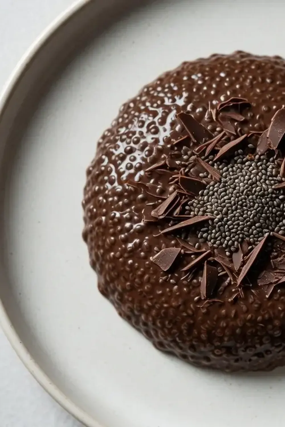 Keto Chocolate Chia Pudding Dessert