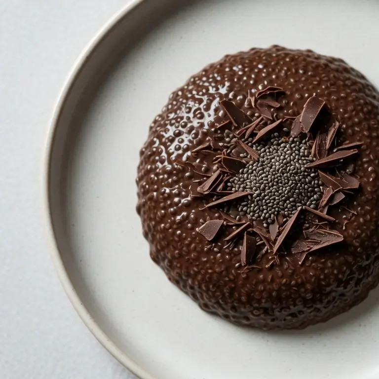 Keto Chocolate Chia Pudding Dessert
