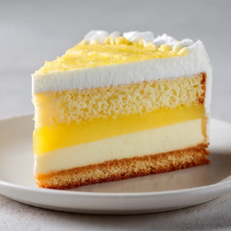 Magic 3-Layer Lemon Custard Cake