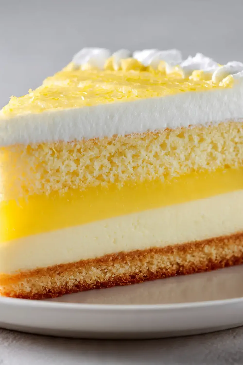Magic 3-Layer Lemon Custard Cake
