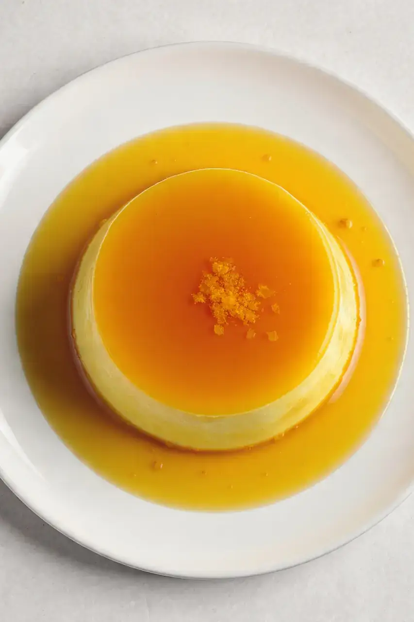 Orange Zest Flan