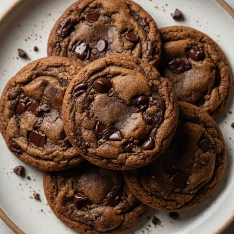 Soft & Chewy Brown Butter Chocolate Chip Cookies