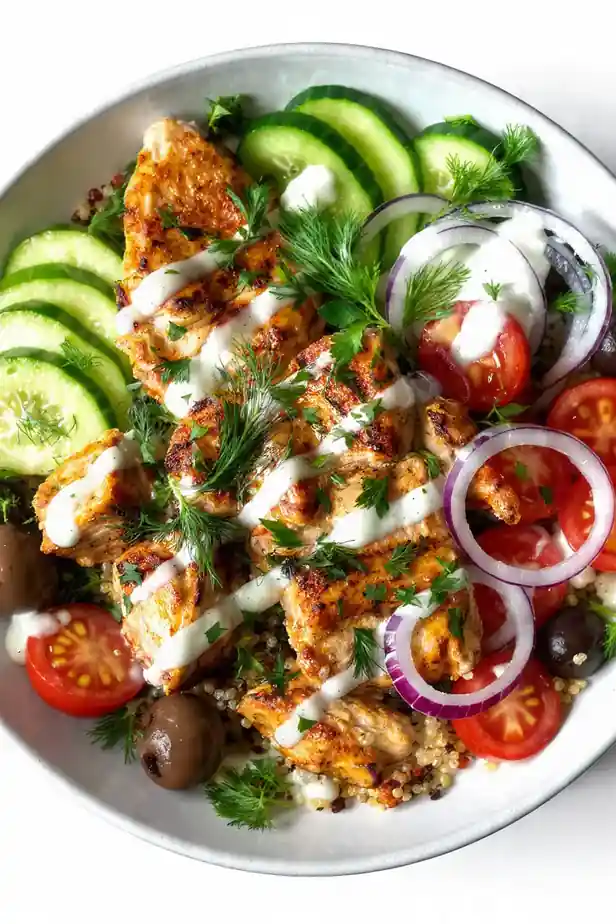 Speedy Tzatziki Chicken Bowl