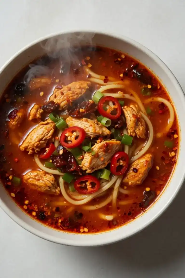 Spicy Chicken Noodle Soup
