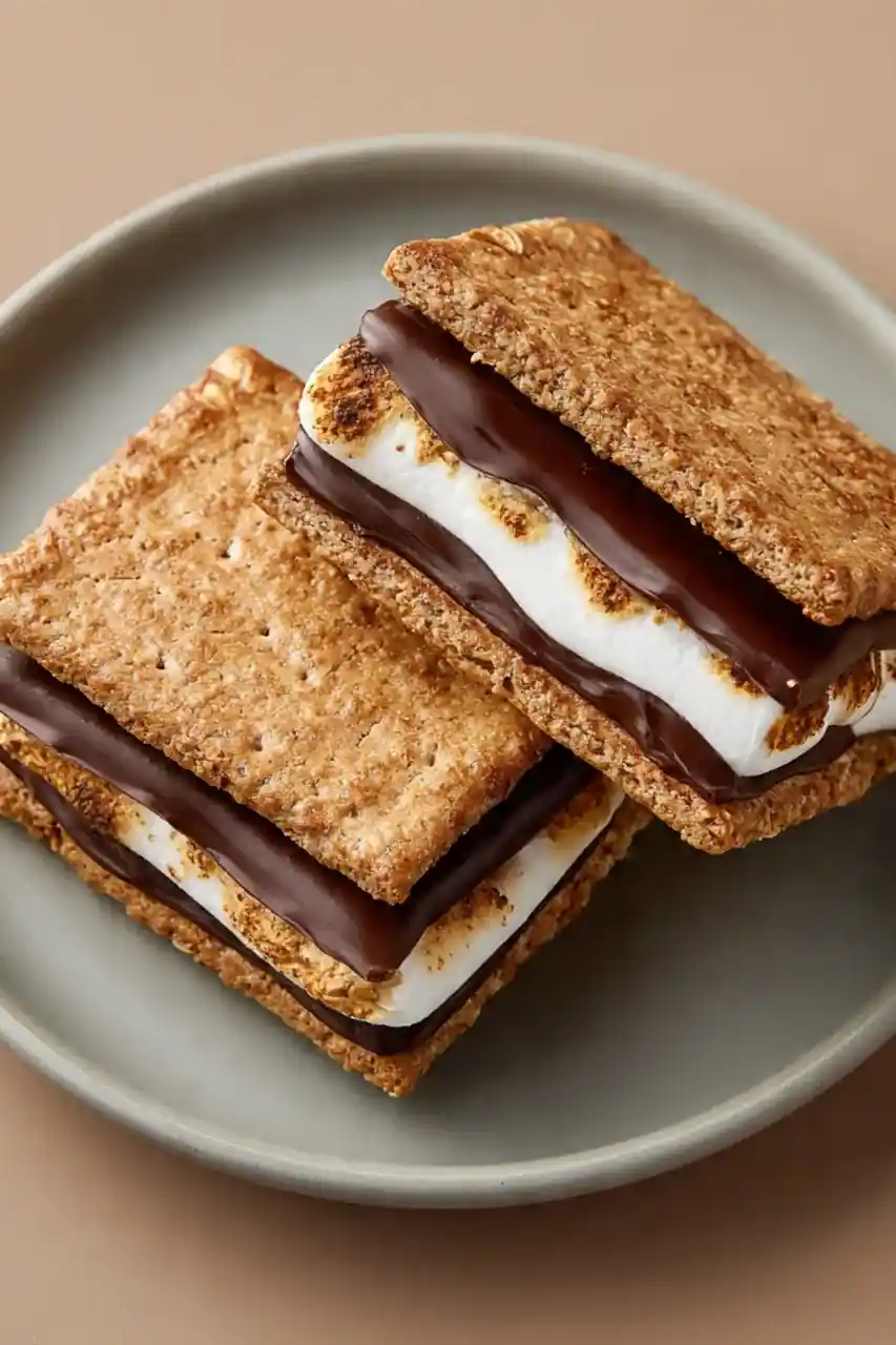 Toffee Crunch S'mores Sandwiches