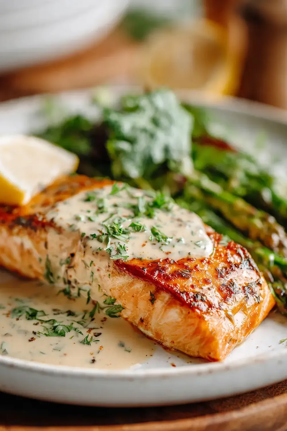 Creamy Baked Salmon Recipe