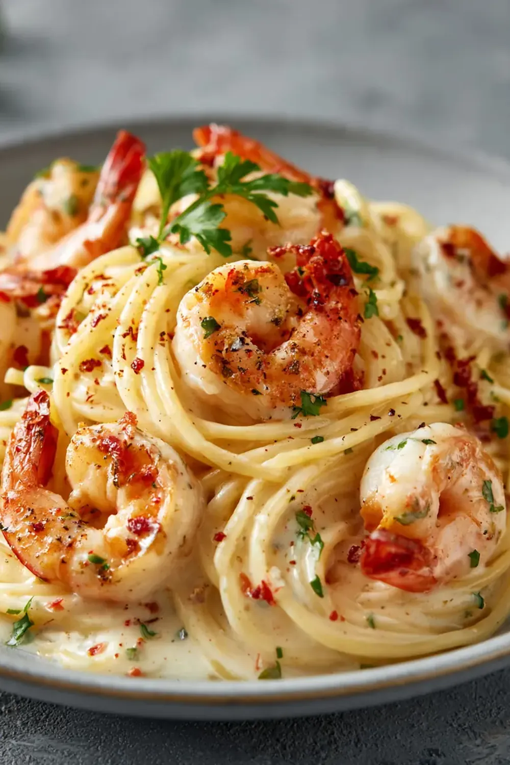 Creamy Shrimp Spaghetti Recipe