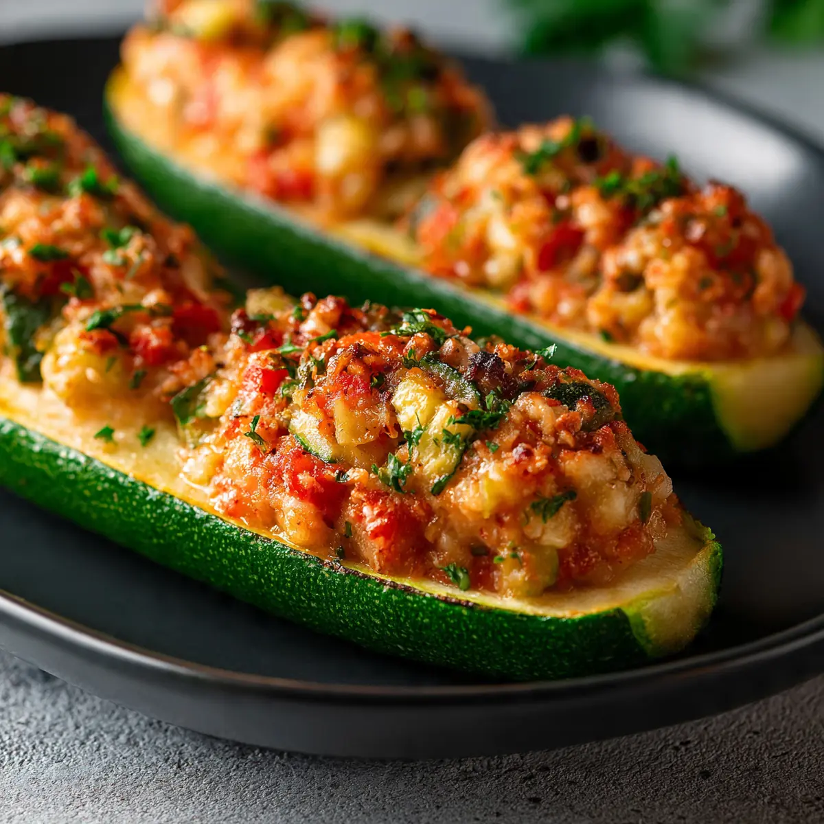 Easy Stuffed Zucchini Recipe