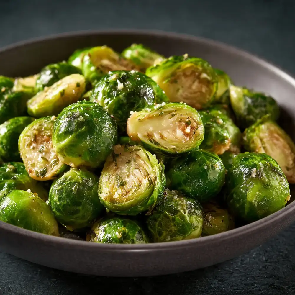 Garlic Butter Sautéed Brussels Sprouts