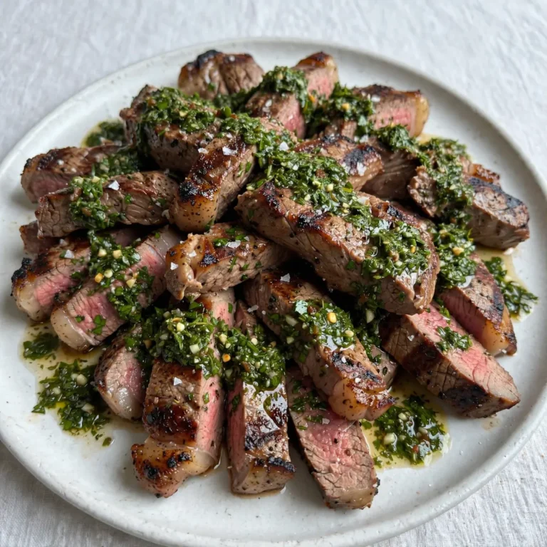 Grilled Beef With Chimichurri