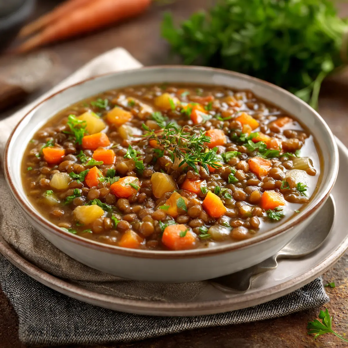 Homemade Lentil Stew Recipe