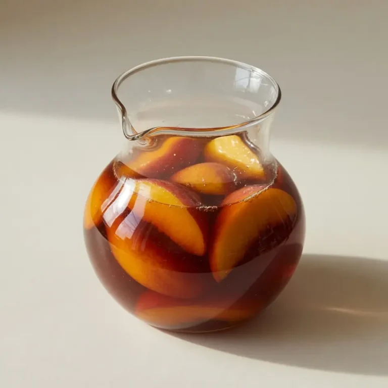 Homemade.Peach Ice Tea.Syrup