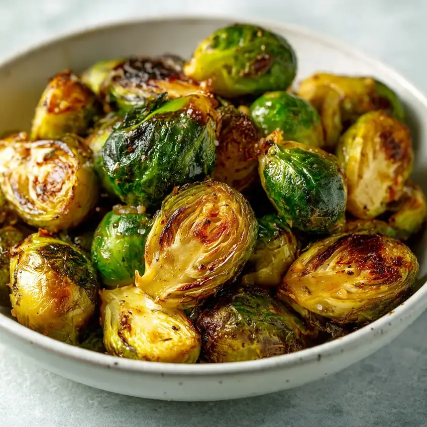 Maple Dijon Roasted Sprouts