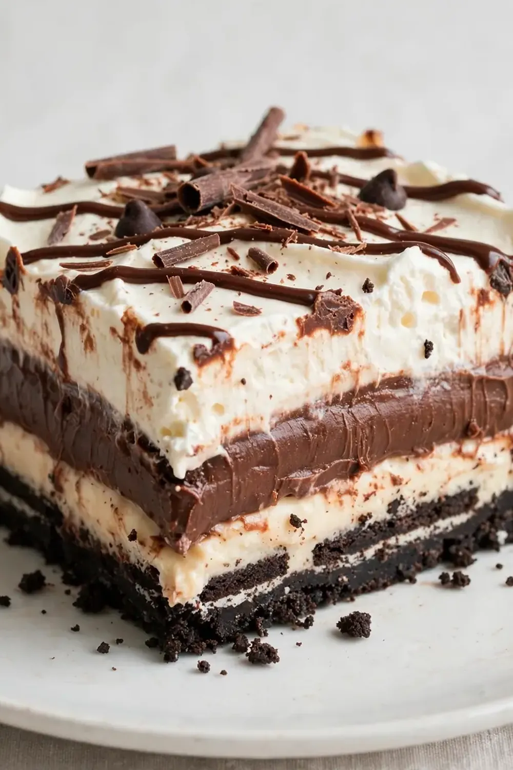 no bake chocolate lasagna