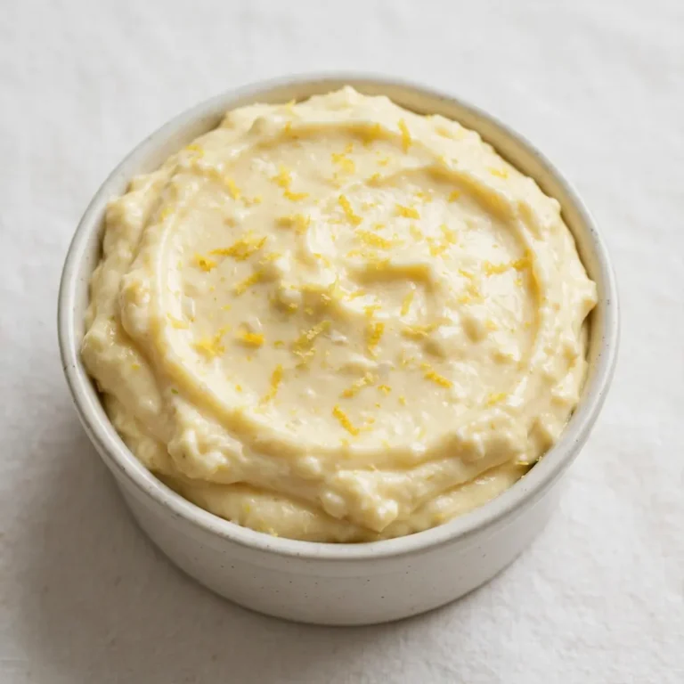 No Bake Lemon Tart Filling