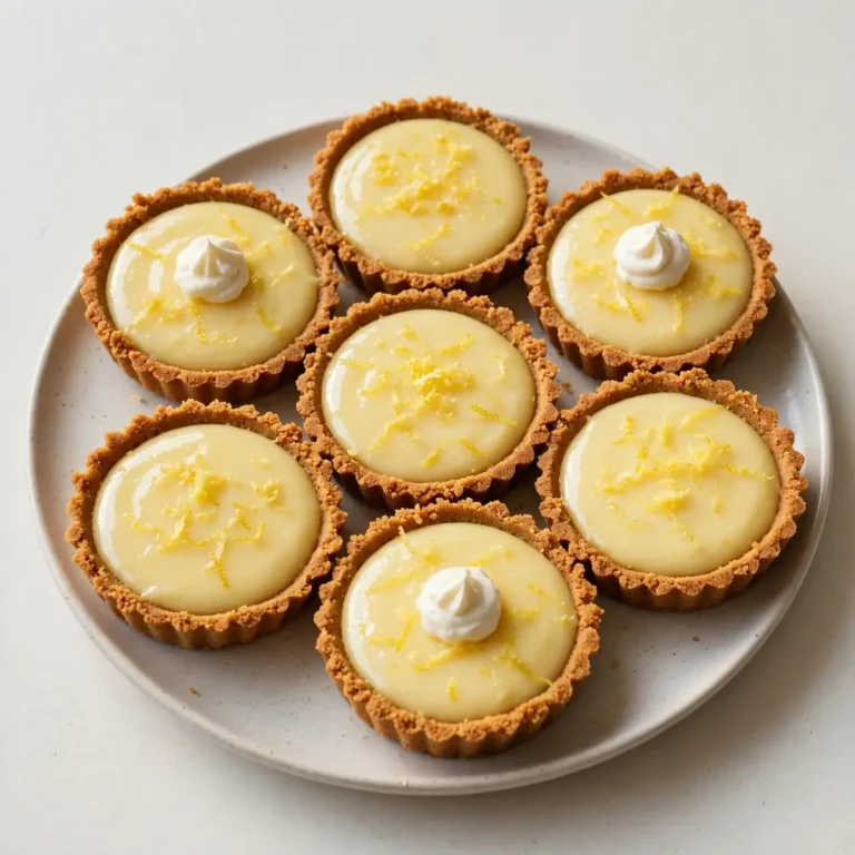 No Bake Lemon Tarts