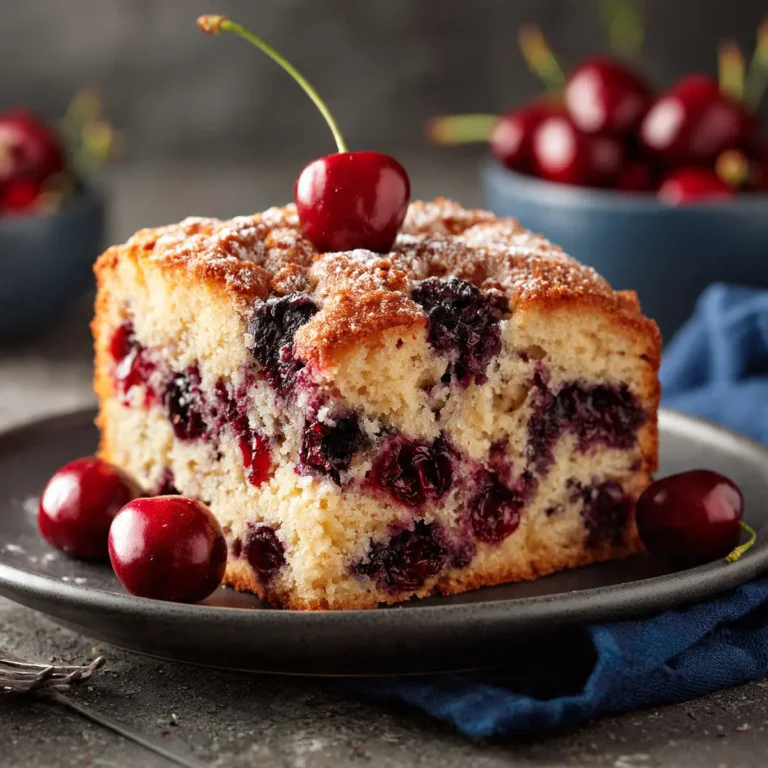 Quick Cherry Cake Recipe