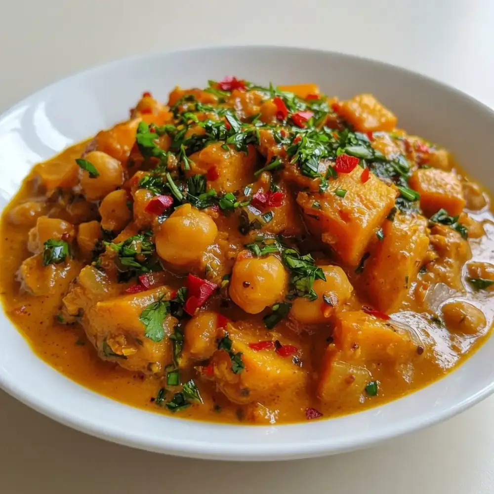 Spiced Pumpkin and Chickpea Curry