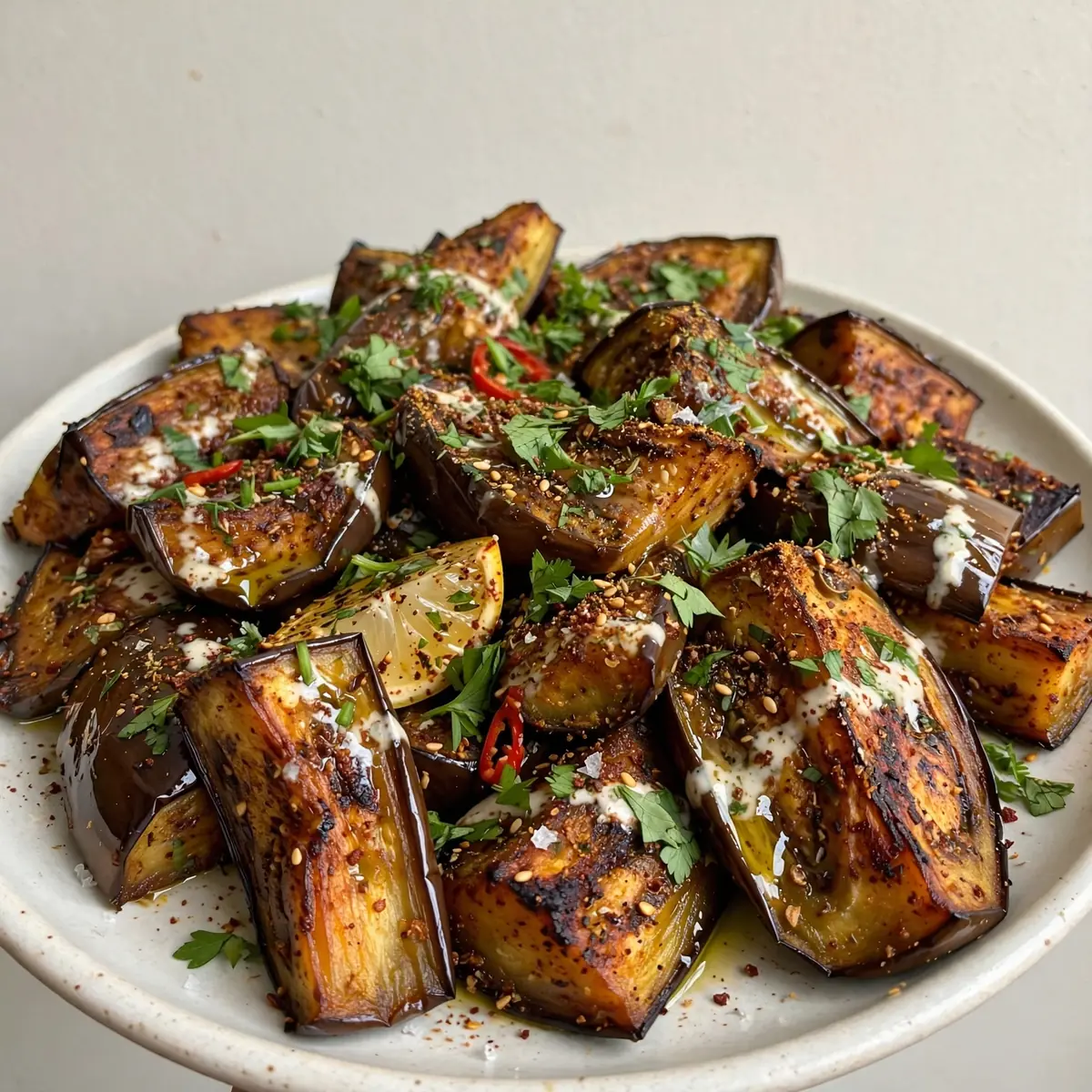 Spiced Roasted Eggplant Recipe