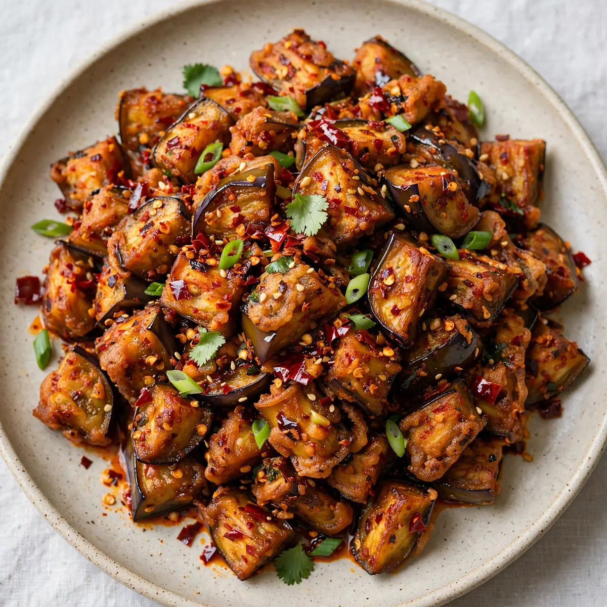 Spicy Fried Eggplant Recipe