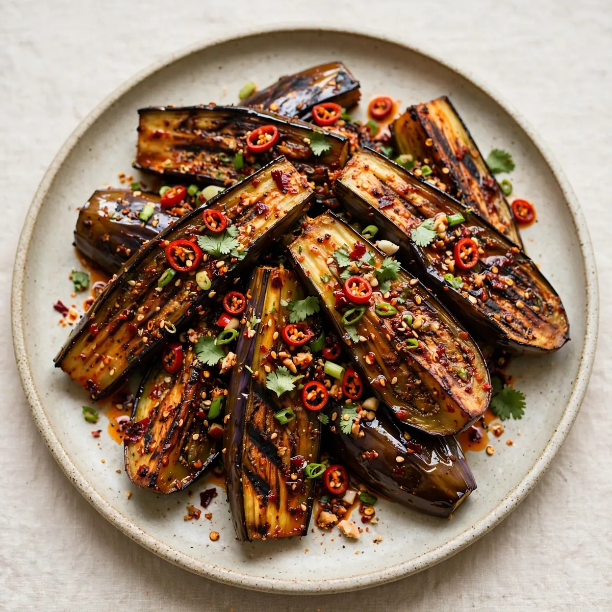 Spicy Grilled Eggplant Recipe