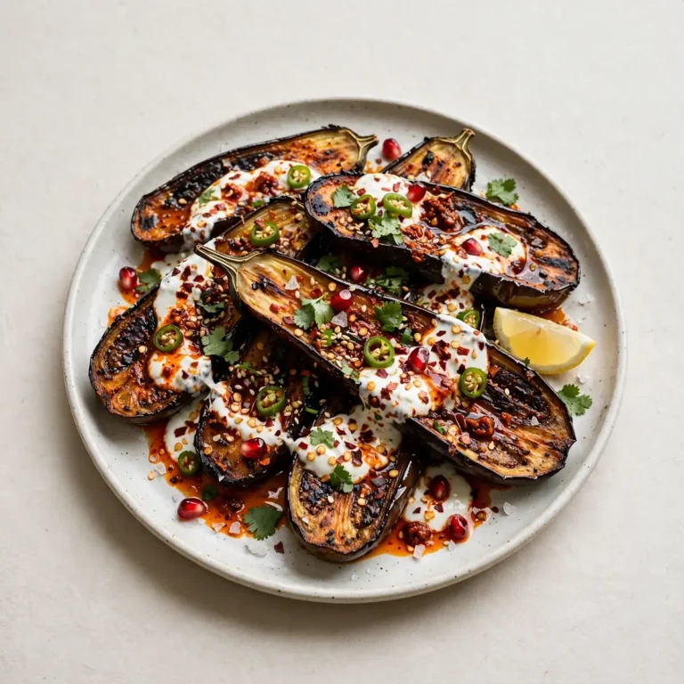 Spicy Roasted Aubergine Recipe