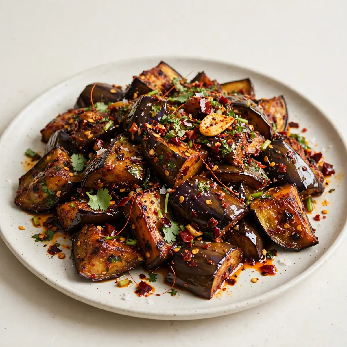 Spicy Roasted Eggplant Recipe
