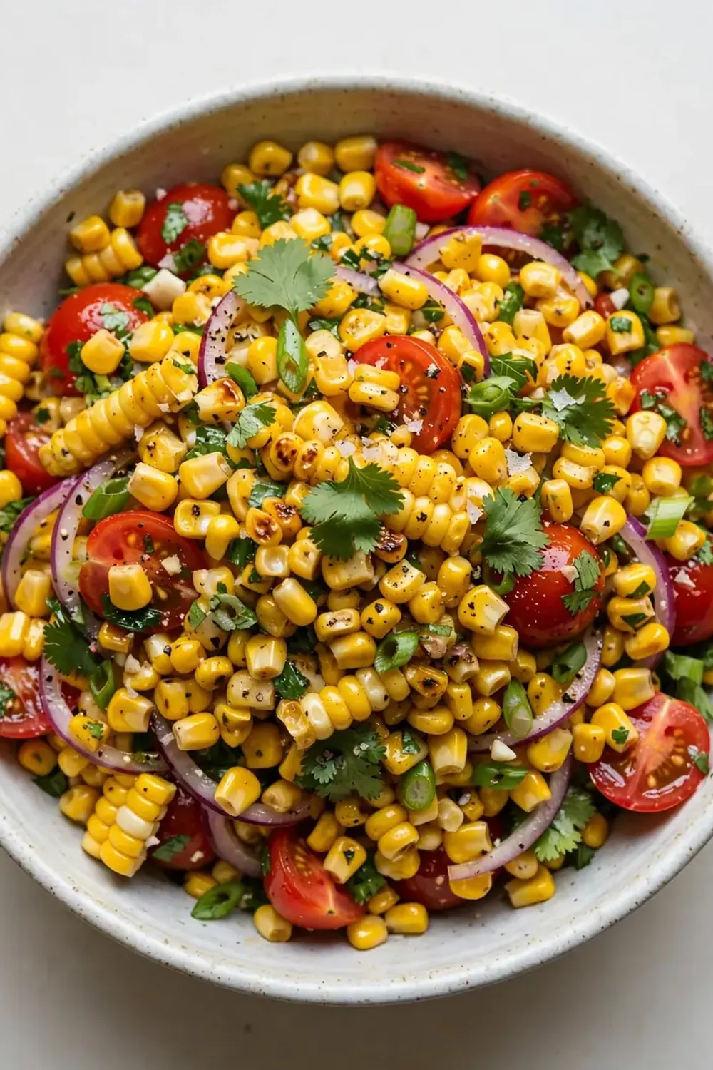 sweet corn and tomato salad