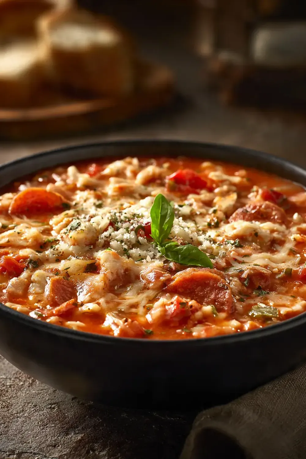 Traditional Pizza Soup Recipe