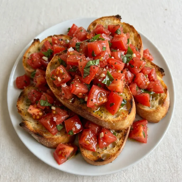 Warm Tomato Bruschetta Recipe