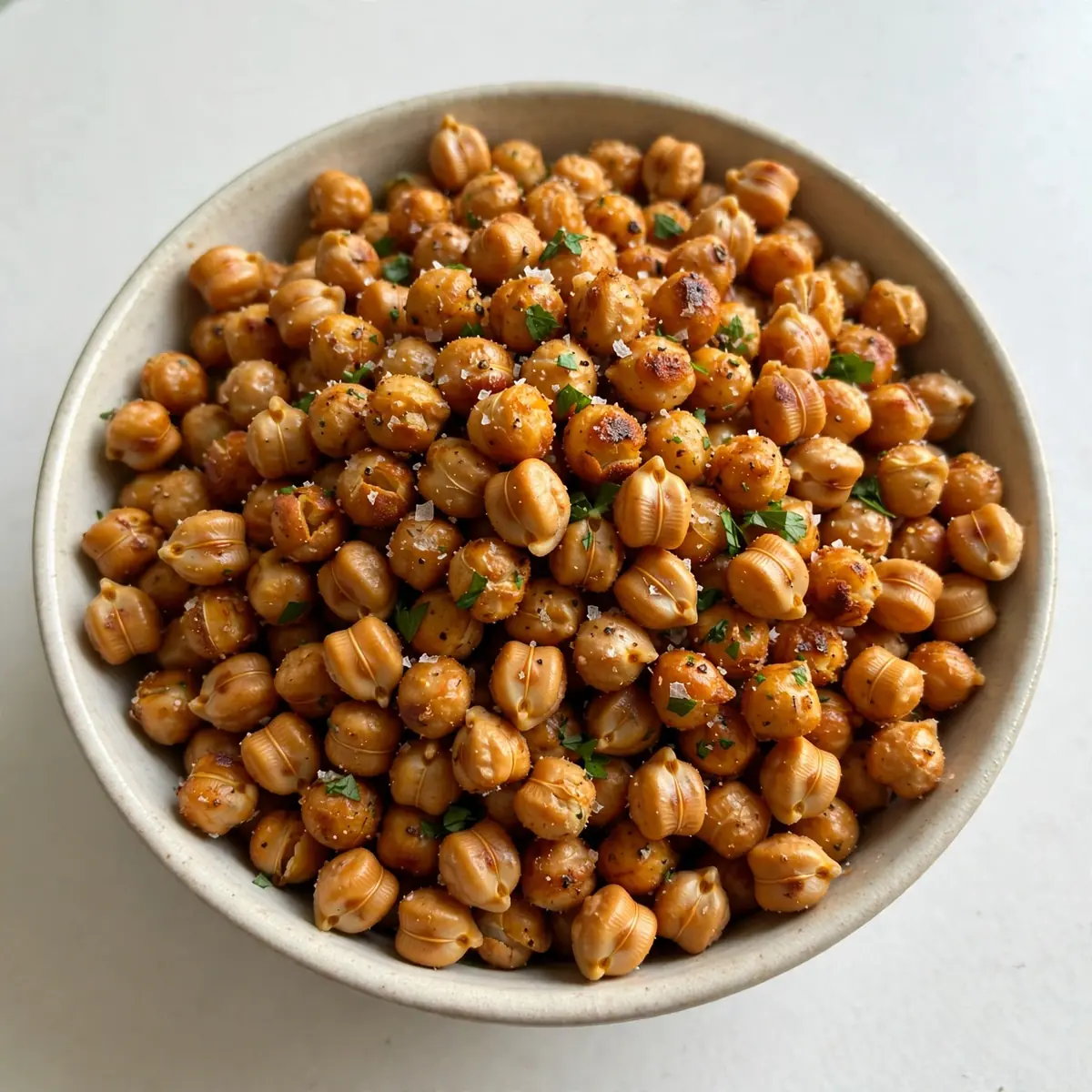 15-Minute Air Fryer Crispy Chickpeas