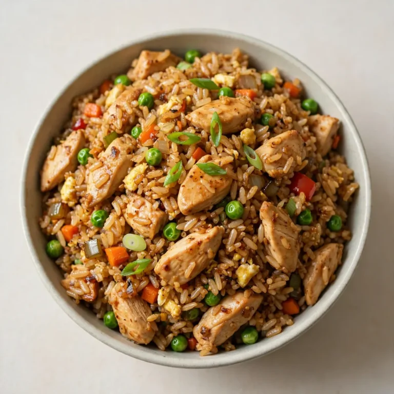 15-Minute Chicken And Vegetable Fried Rice