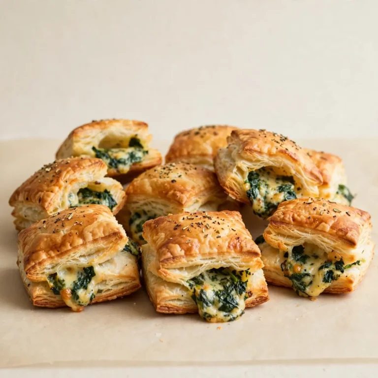 15-Minute Mini Spinach and Cheese Puff Pastries