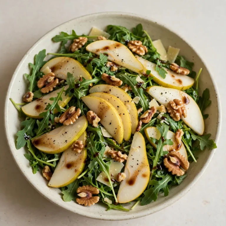 15-Minute Pear and Arugula Salad for Busy Nights