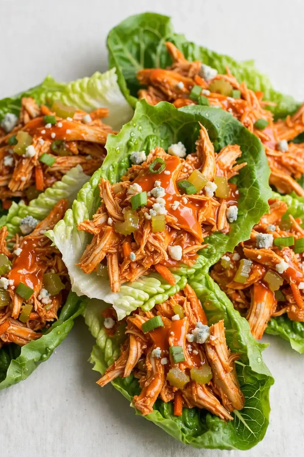 Buffalo Chicken Lettuce Wraps