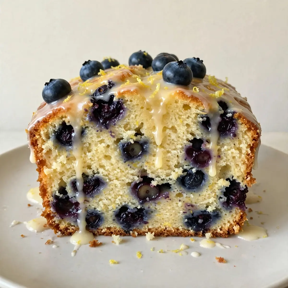 Easy Make-Ahead Lemon Blueberry Pound Cake
