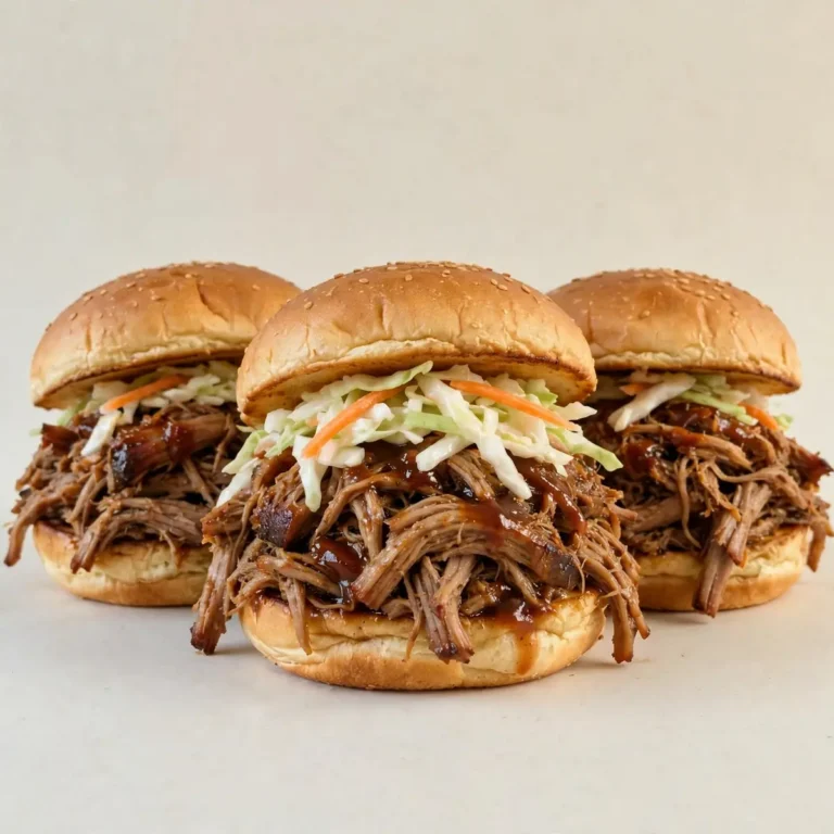 Easy Weeknight Slow Cooker Pulled Pork Sandwiches