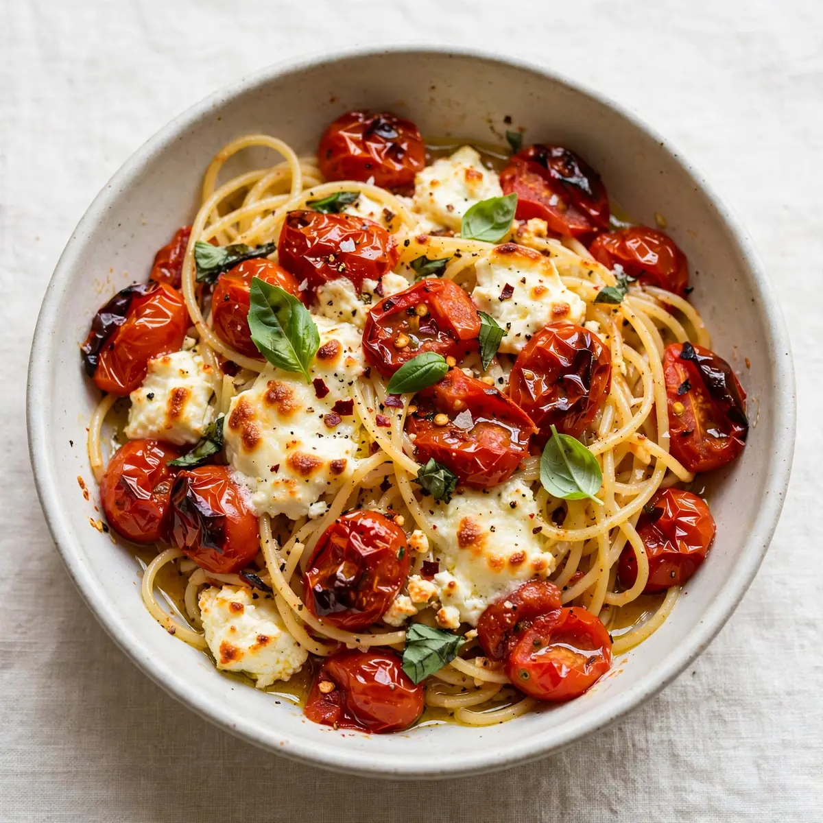 Quick Baked Feta and Cherry Tomato Pasta