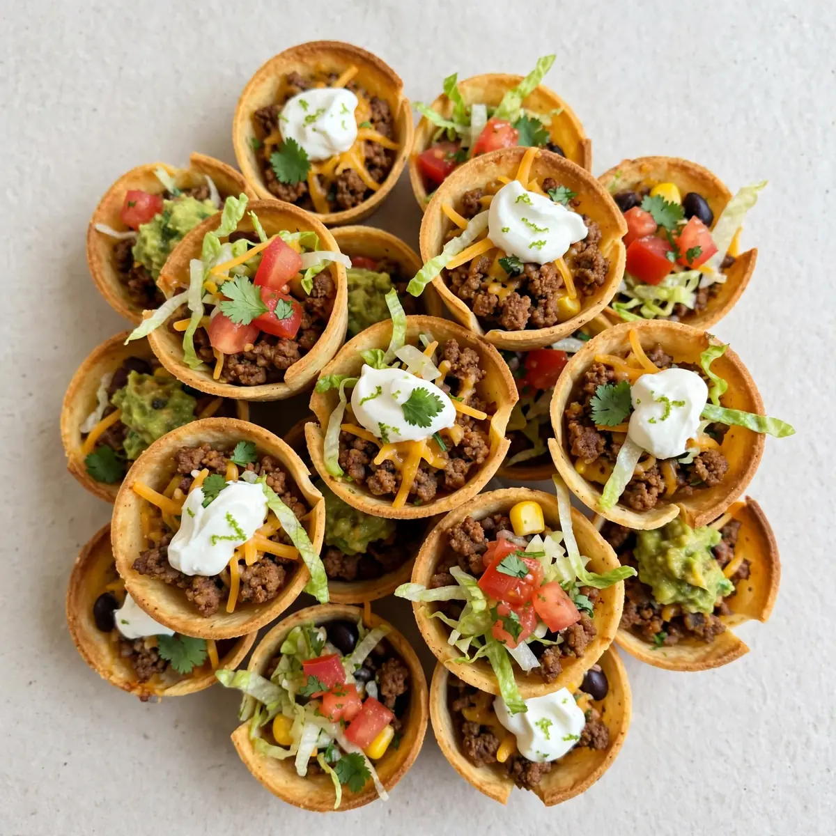 Quick Mini Taco Cups For Busy Weeknights