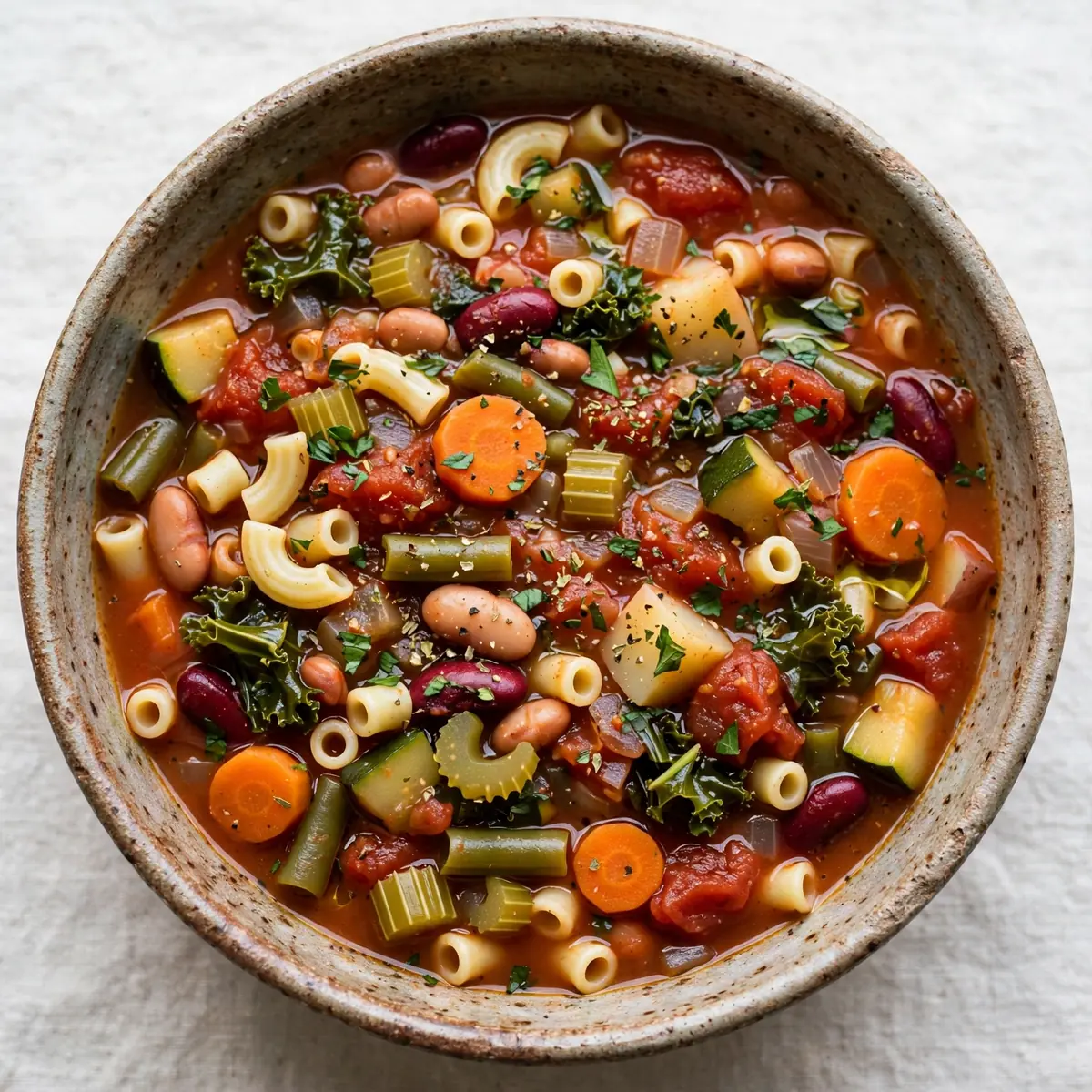 Quick Slow Cooker Vegetable Minestrone For Busy Nights