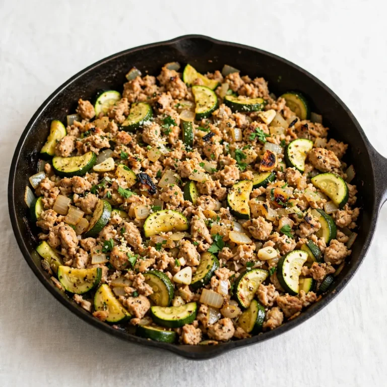 Quick Turkey And Zucchini Skillet Dinner