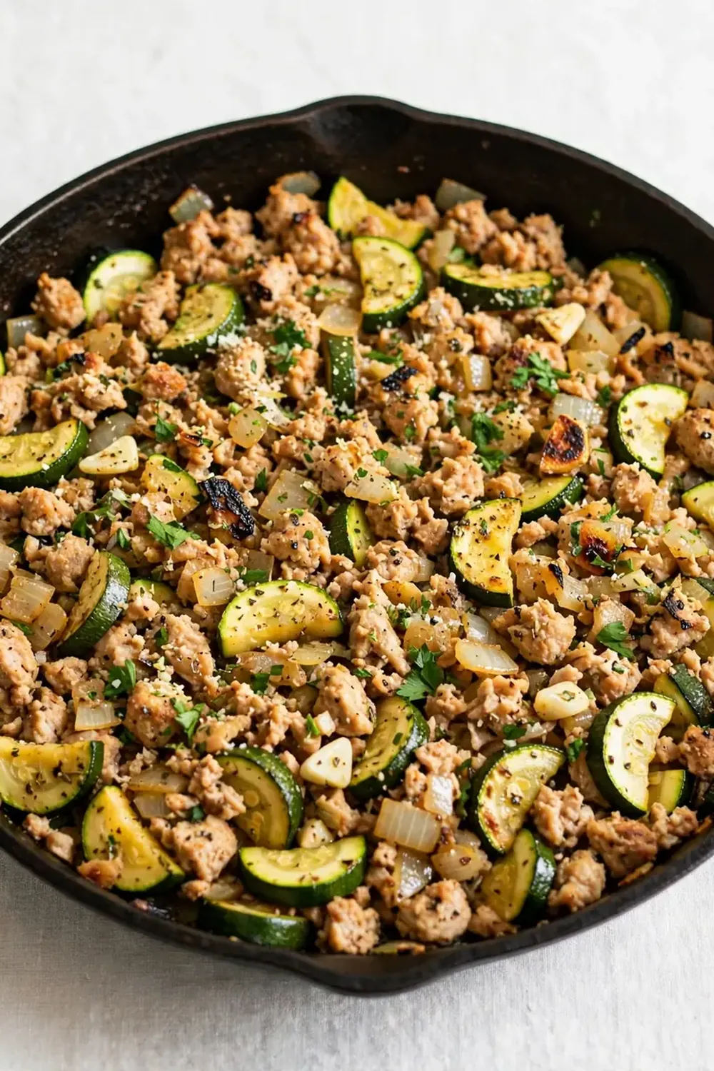 Turkey and Zucchini Skillet