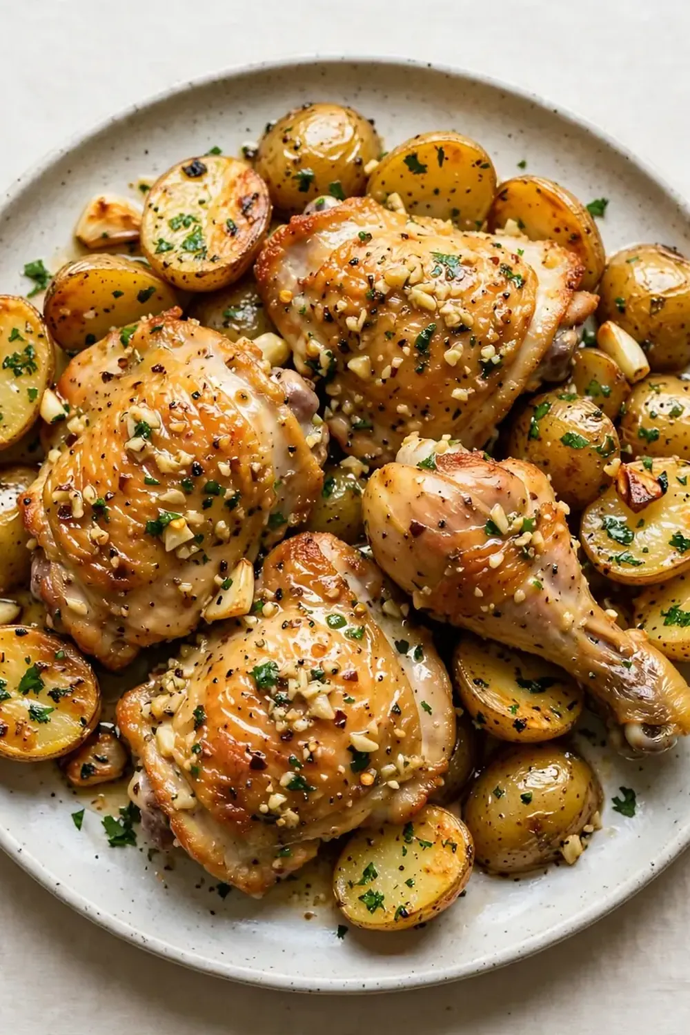 Garlic Butter Chicken and Potatoes