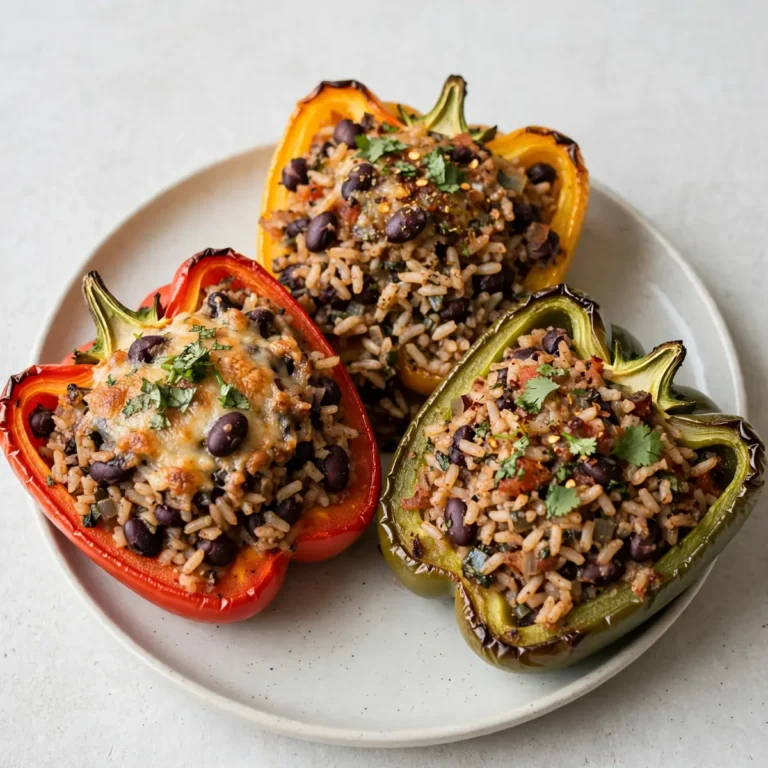 Quick Weeknight Stuffed Bell Peppers