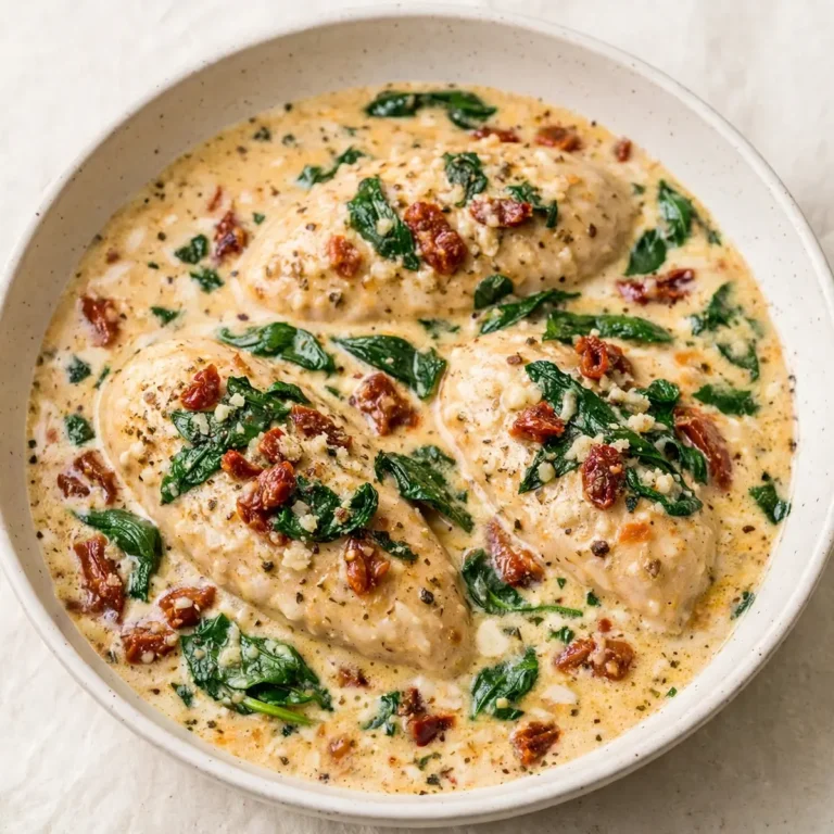 Slow Cooker Creamy Tuscan Chicken For Busy Nights
