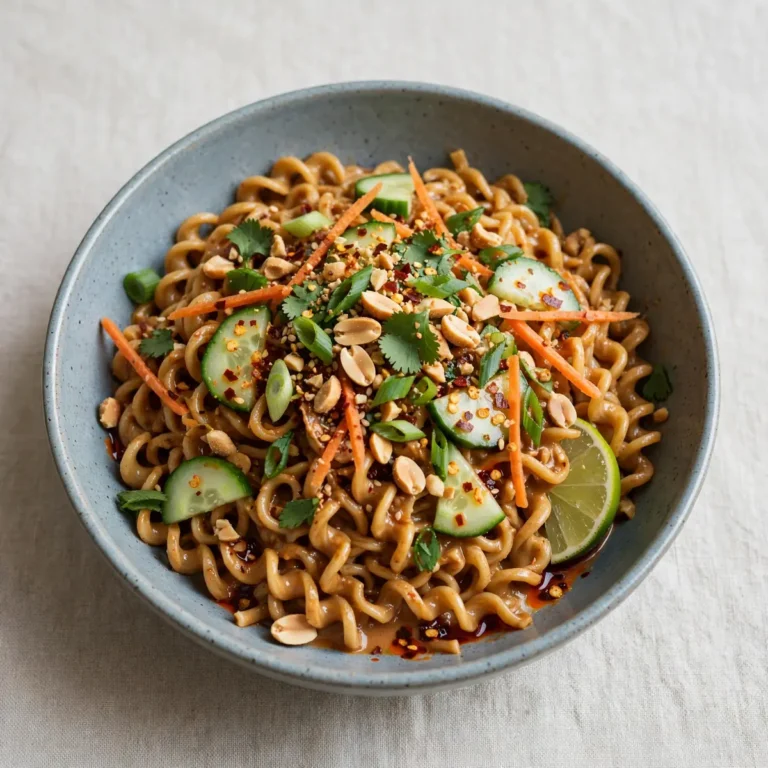 Spicy Peanut Noodle Bowls: 20-Minute Family Dinner