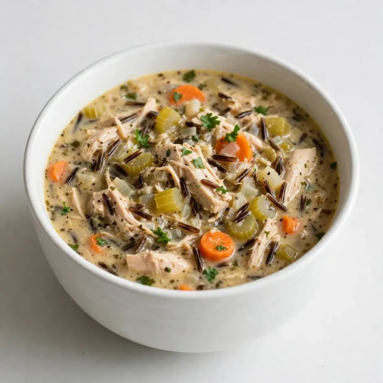 Cozy Chicken and Wild Rice Soup