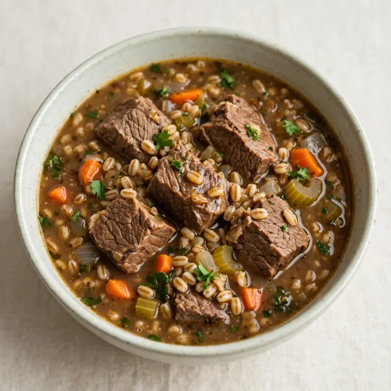 Hearty Beef And Barley Soup - Cozy Comfort In A Bowl