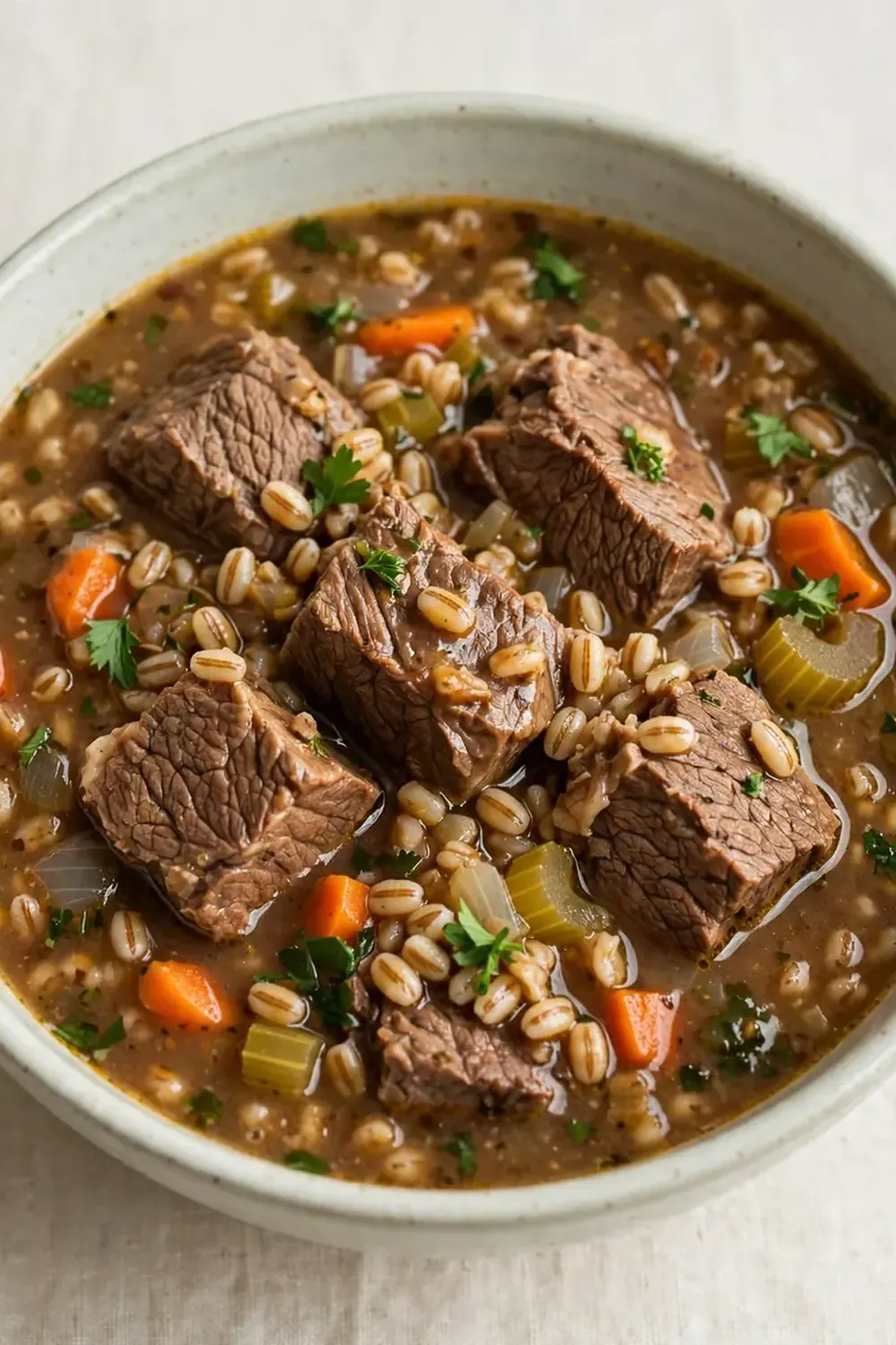 beef and barley soup hearty