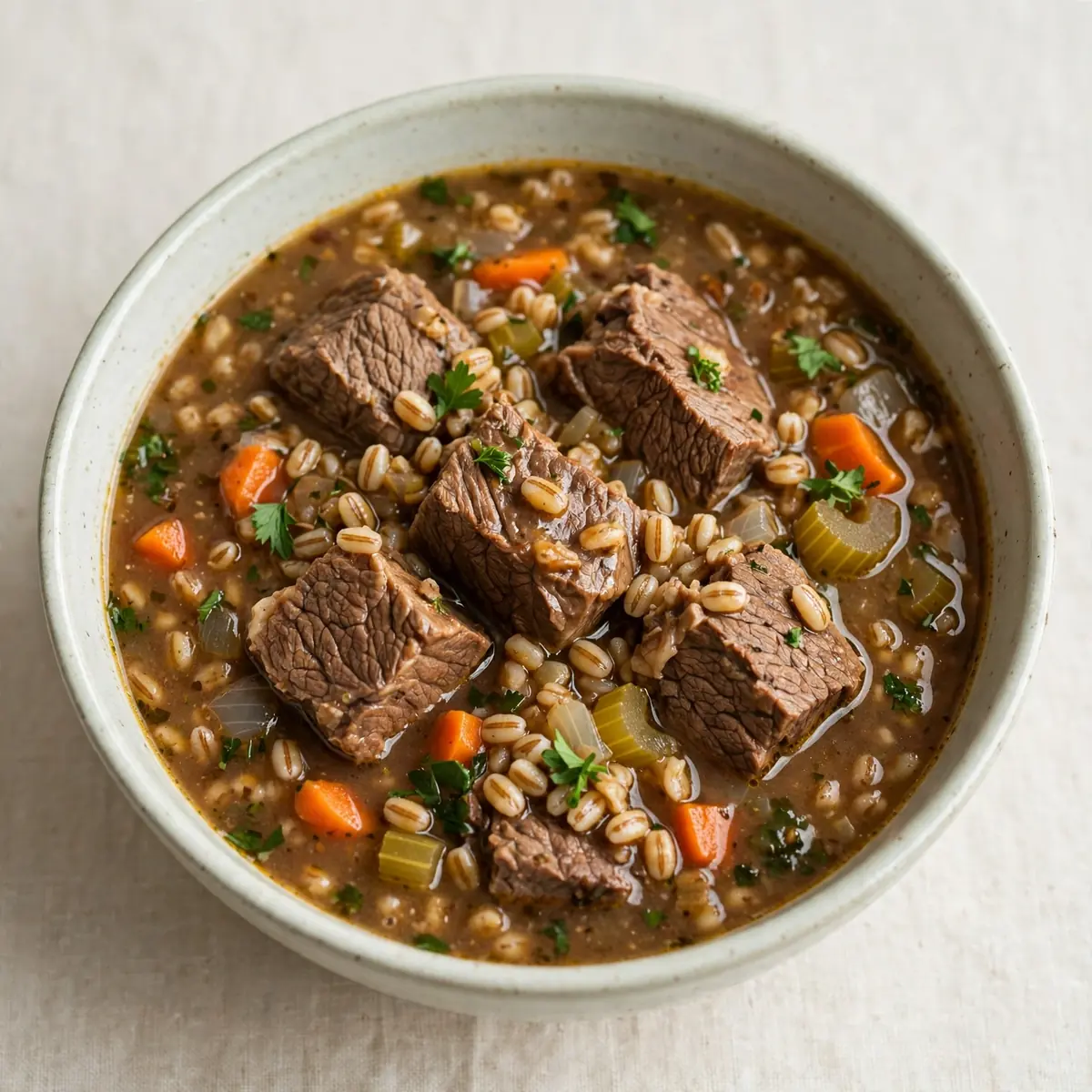 Hearty Beef And Barley Soup - Cozy Comfort In A Bowl